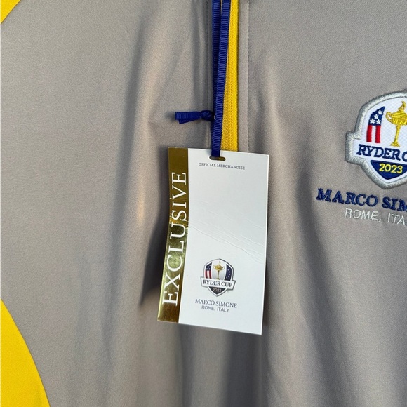 Womens Golf Shirt New Ryder Cup 2023 women’s 1/4 zip shirt  Marco Simone Rome L - Picture 8 of 9